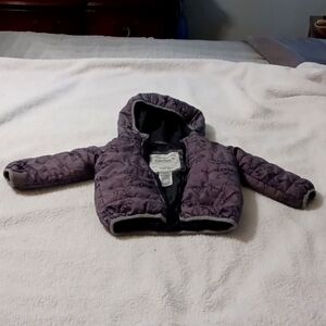 Toodler coat with attached hood